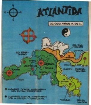 Mapa de la Zona de Aztlán