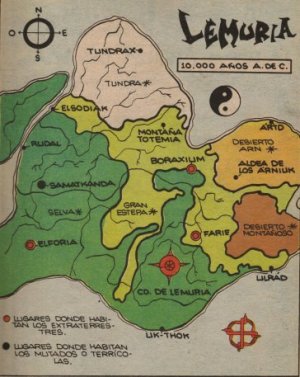 Mapa de la Zona de Lemuria